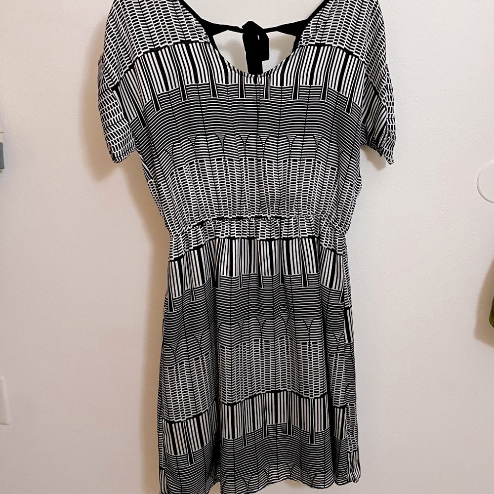 Francesca’s Black and White graphic dress